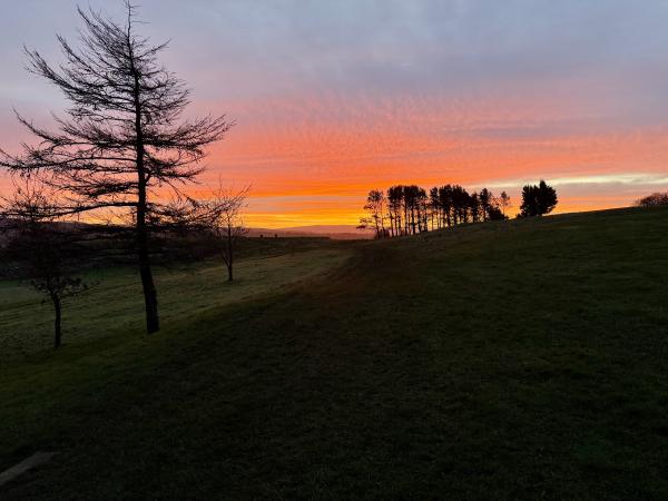 Red Sky, Kendal, Cumbria